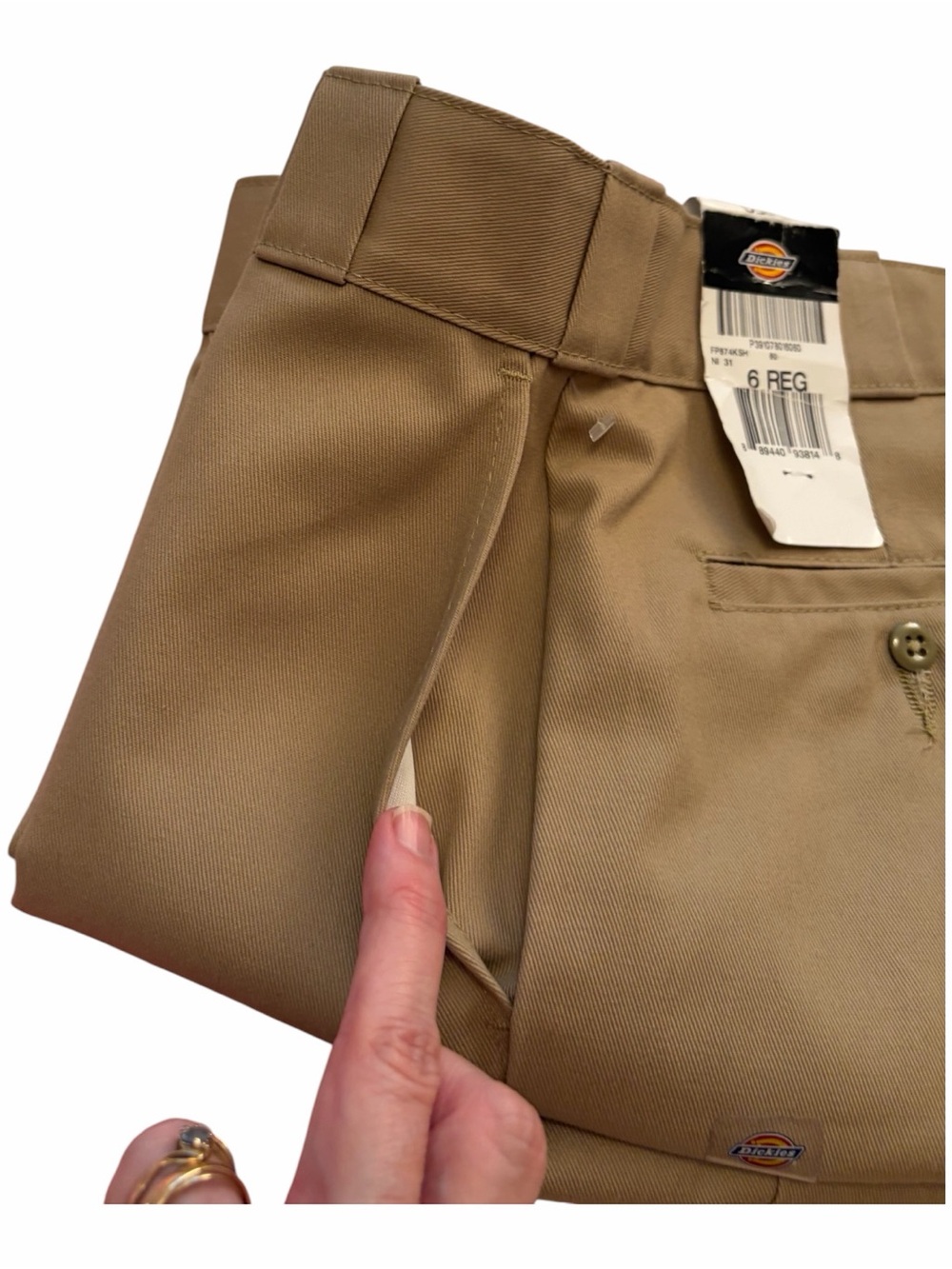 Dickies Women's Original 874
Work Pants, Khaki-Size 6 NWT - Picture 9 of 16